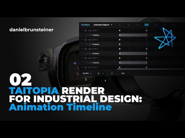 Industrial Design Tutorial: Create Animations in Taitopia‘s new Animation Timeline