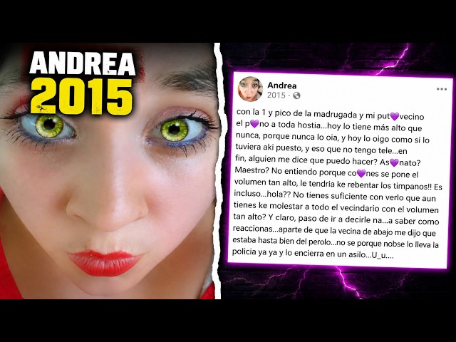 ANDREA COLAS El INTERNET NO OLVIDA... el antiguo Facebook