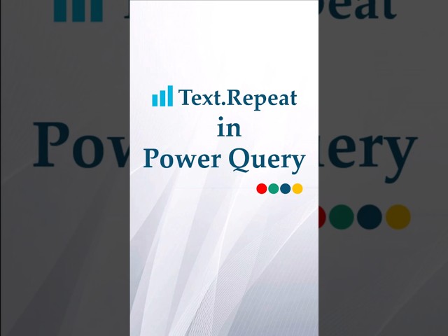 Power Query Hack: Repeat Text in Seconds!