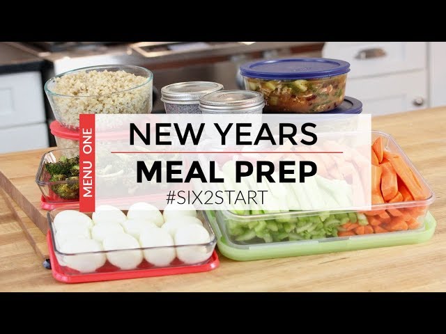 HEALTHY MEAL PREP | New Years Menu | #SIX2START