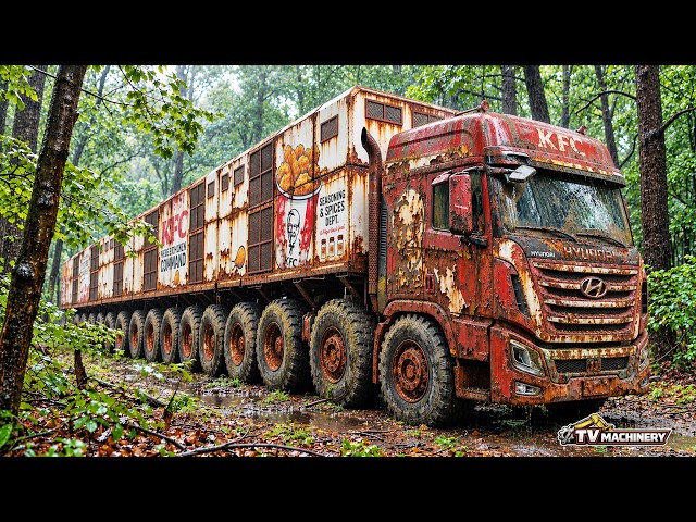 Forgotten in the Forest: Full Restoration of a Massive Rust-Covered Hyundai Truck