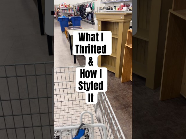 Transforming thrifted finds & styling thrift finds | Thrifting Home decor | before and after