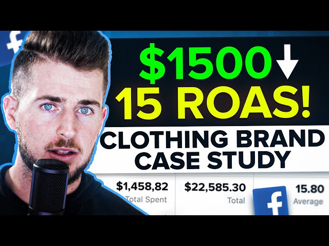 15x ROAS With ONLY $1,500: Facebook Ads For Clothing Brand (Case Study)
