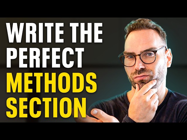 Writing The Methods Section For Your Research Paper (Proven Framework)