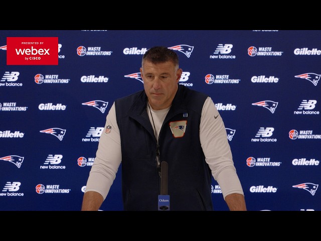 Mike Vrabel on Charles Woods: "He Keeps Getting Better." | Patriots Press Conference