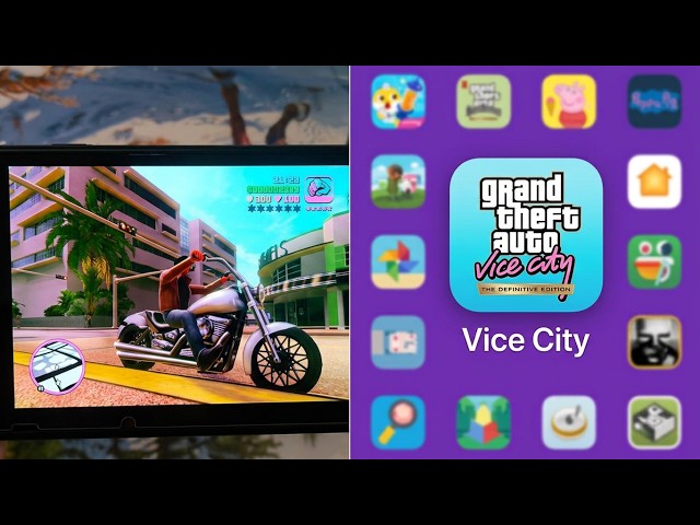 Grand Theft Auto Vice City: Definitive Edition on Nintendo Switch Gameplay,Walkthrough - Game Review