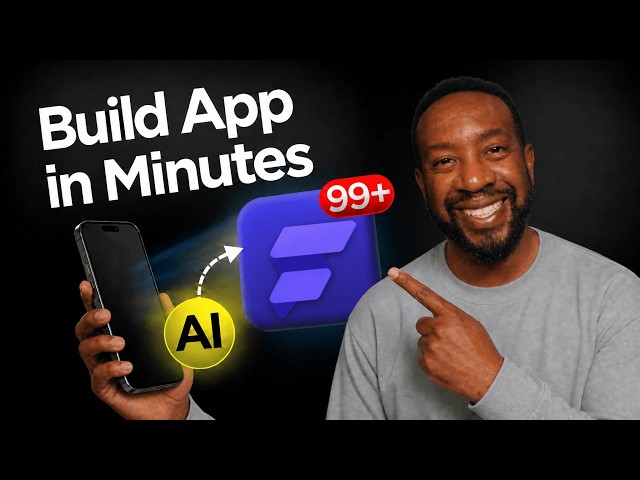 How to Create Your App in 45 Mins with FlutterFlow | FlutterFlow for Beginners 2026