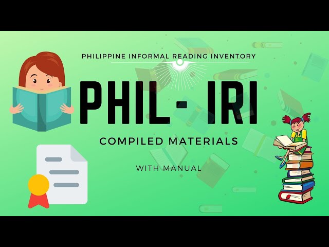 PHIL-IRI Materials l Pre-test and Post-test l English and Filipino l PHIL-IRI Manual