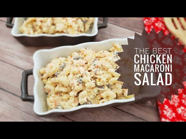 The Best Chicken Macaroni Salad | Make it Hawaiian Style