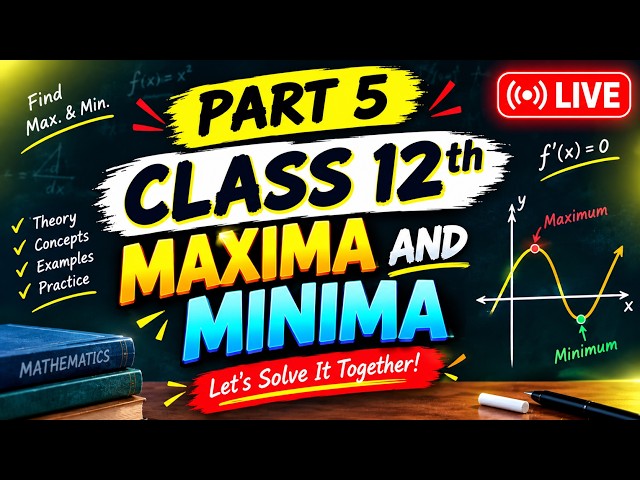 Maxima and Minima class 12 Part 5