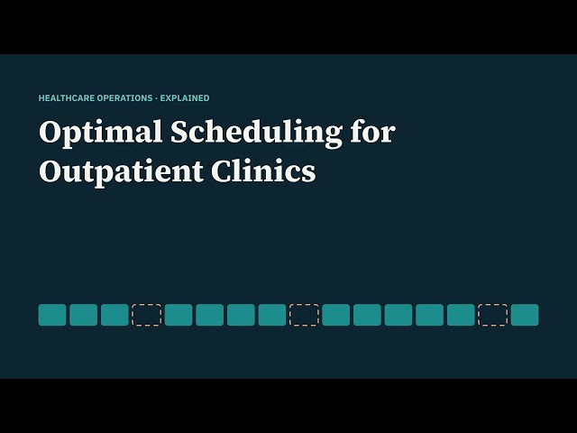 Outpatient Appointment Scheduling: Queueing, No-Shows & Optimization