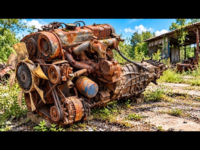 This SEIZED Diesel Engine Sat for 30 Years — Will It Run Again?