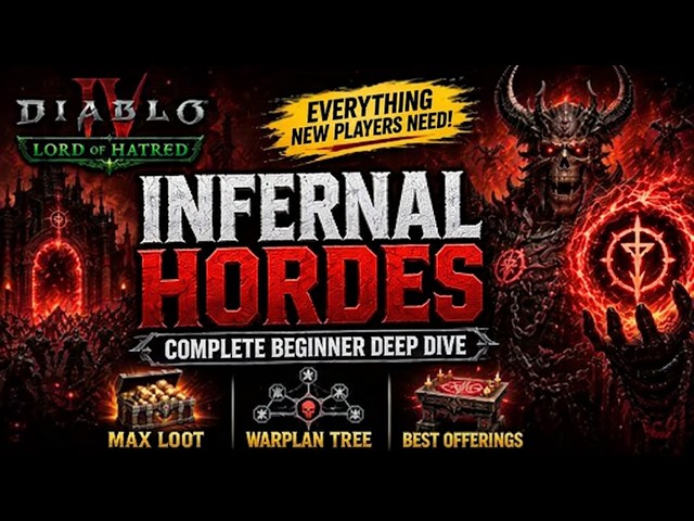 Diablo 4 Infernal Hordes — Beginner Deep Dive