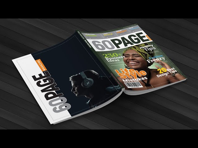 Best InDesign Magazine Template 2026 | 60 Page