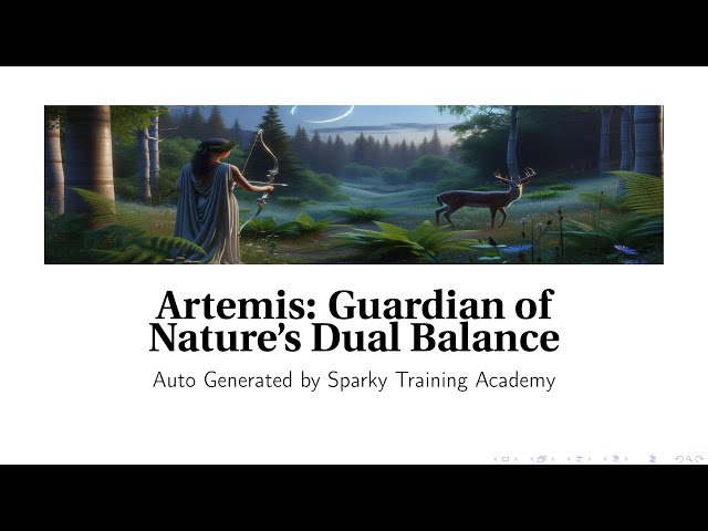 Artemis: Guardian of Nature's Dual Balance