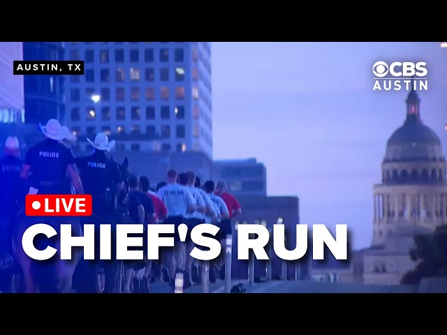 WATCH LIVE: Austin Police Department Chief's Run