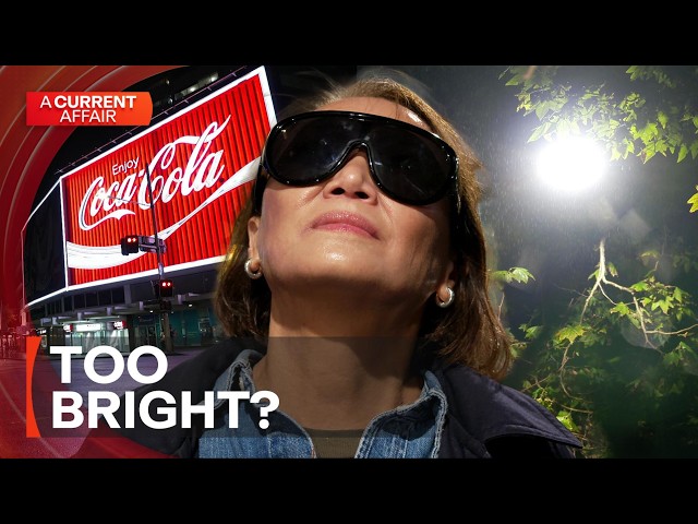 Why these streetlights have been forced to dim in long-running dispute | A Current Affair