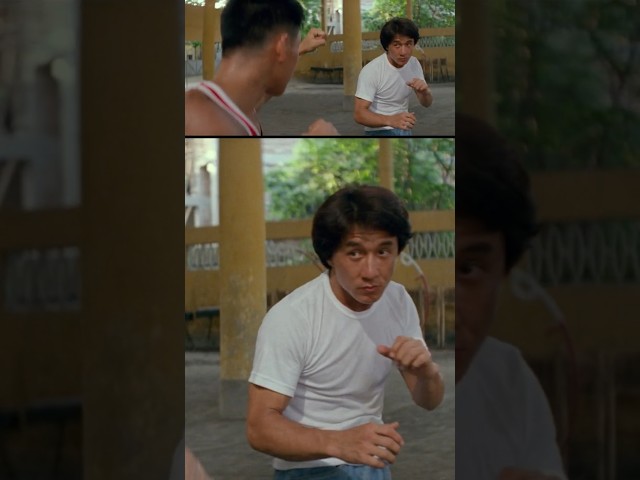 The moment Jackie Chan changes stance, you know he means business 😂 #movieclips #jackiechan