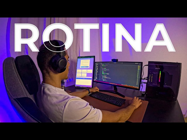 Um dia na vida de um programador REMOTO para o Exterior (Rotina Real)