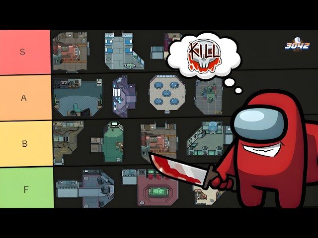 Ranking All Skeld Rooms to Kill In Among Us From Worst to Best...
