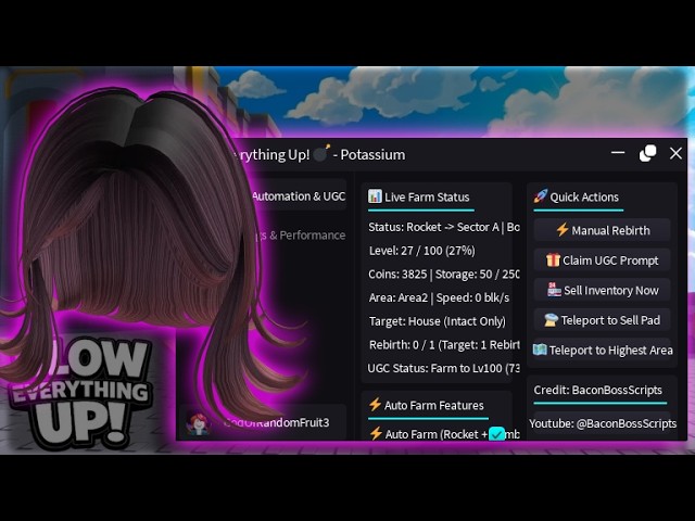[FREE UGC] Blow Everything Up! OP SCRIPT (AUTO PLAY) | *PASTEBIN*