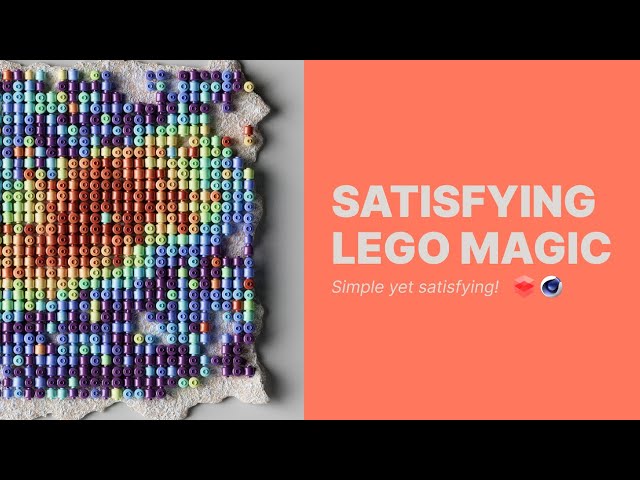 How to: Satisfying Lego Mograph Animation in C4D!