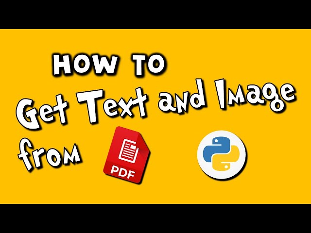 📌 Get Text and Image from PDF in Python - PyMuPDF 📌