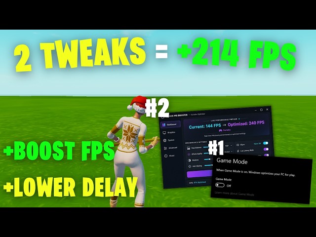 2 Tweaks You NEED To BOOST FPS & LOWER INPUT DELAY! (INSANE RESULTS)