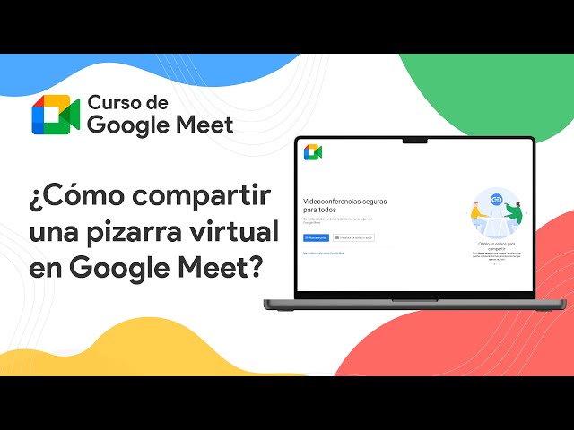How to share a virtual whiteboard (jamboard) in Google Meet? | Google Meet Course