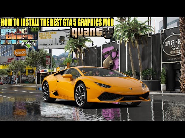 How To Install The Best Graphics Mod For GTA 5 | QuantV With Reshade