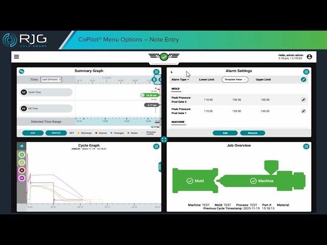 CoPilot® Note Entry Overview | RJG Software Tutorial