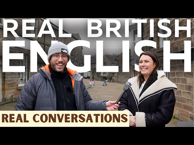 Real British English Conversations in a Small Town (with Subtitles)