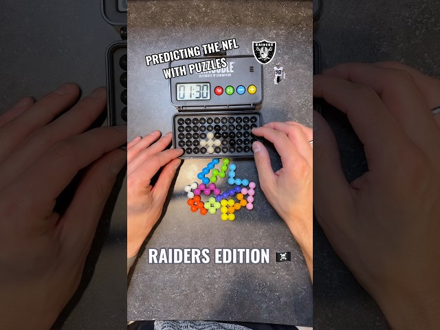 Predicting the NFL with Puzzles: Raiders Edition 🏴‍☠️