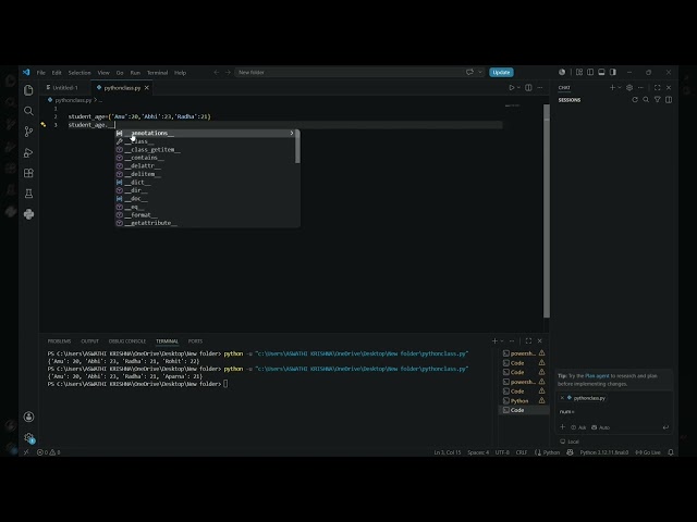 Part 16 || Python tutorial  ||  Dictionary 