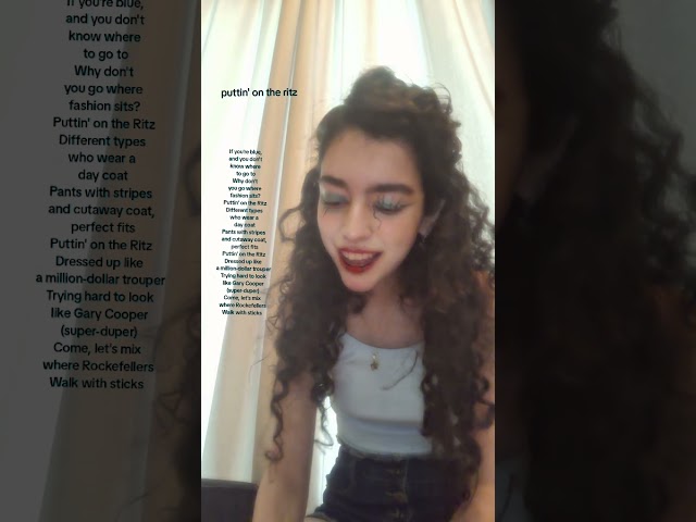 puttin on the ritz - day 12/30 cover month challenge #singingchallenge #singing #puttinontheritz