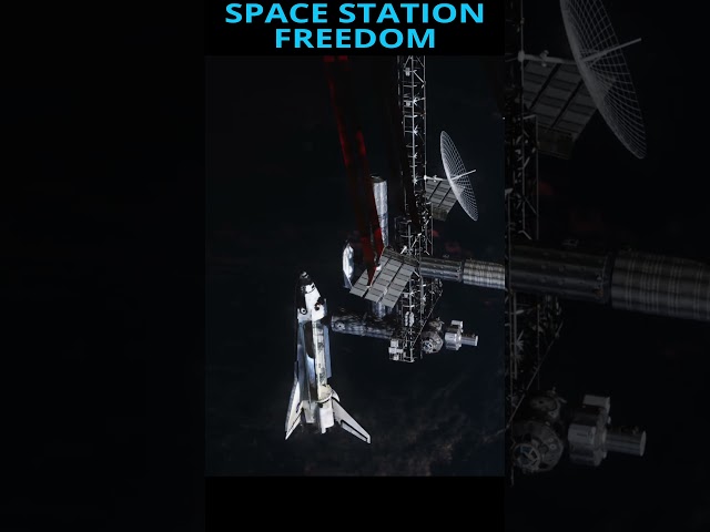 Space Station Freedom  #spacestation #iss #nasa