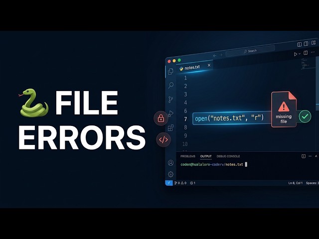 98 🐍 Common Errors and Exceptions in Python File Operations