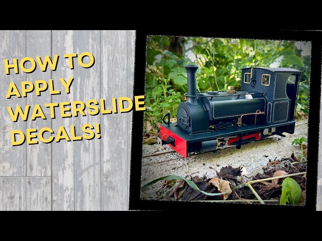 How To Apply Waterslide Decals To Your Model Trains!