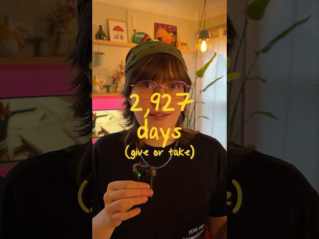 Filming one second every day for 8 years has changed my life #shorts #1secondeveryday