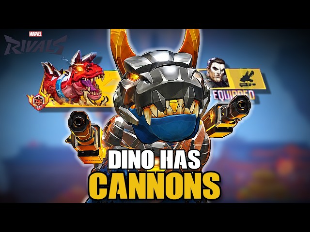 Devil Dinosaur just got Cannons In The New Marvel Rivals update...