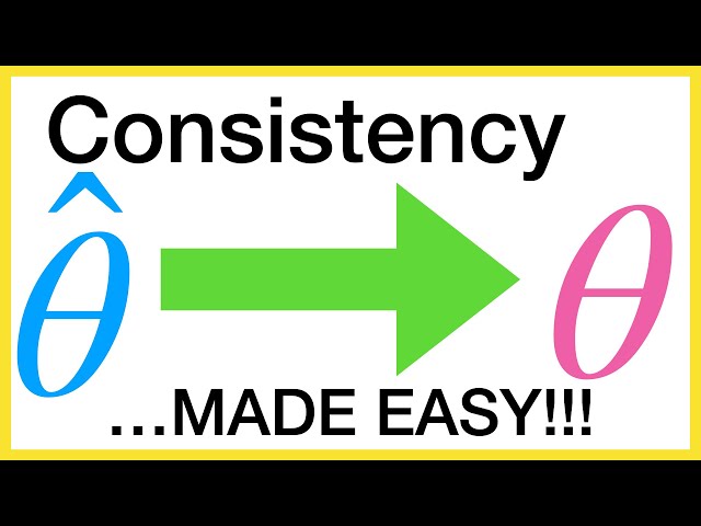 What is a consistent estimator in statistics?