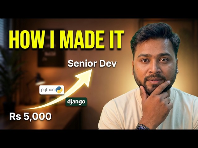 From Rs 5,000 Salary to Senior Engineer | My Coding Journey