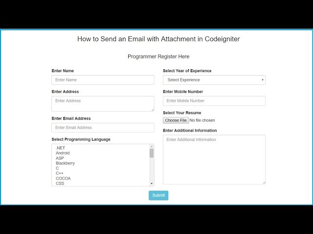 Codeigniter Send Email with Attachment