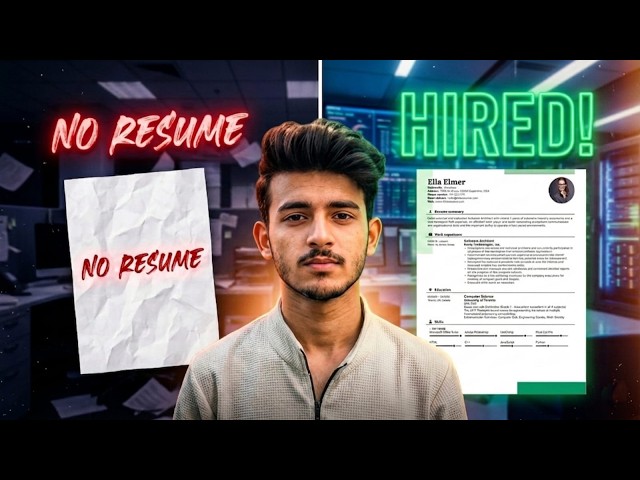 Make a Professional Resume in 5 Min with AI! (Free & Easy)