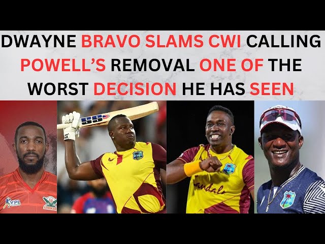 Dwayne Bravo calls out CWI for making one of the worst decisions he has ever seen