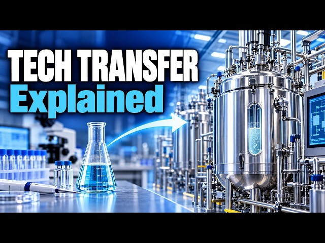 Technology Transfer in Pharmaceutical Industry|Scale-Up, Process Transfer & Commercial Manufacturing
