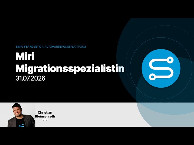 Simplifier Agentic AI Universe: AI Agent Miri (Migration Specialist)