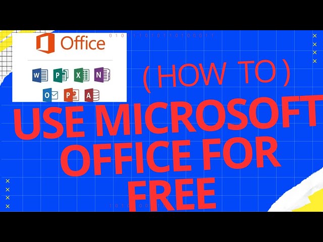Free Ways to Access Microsoft Office Tools