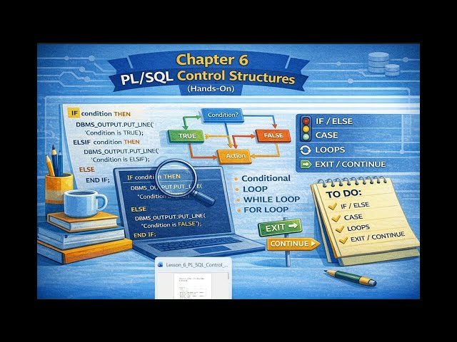 PL/SQL Tutorial 6 | Control Structures  (Hands-on)