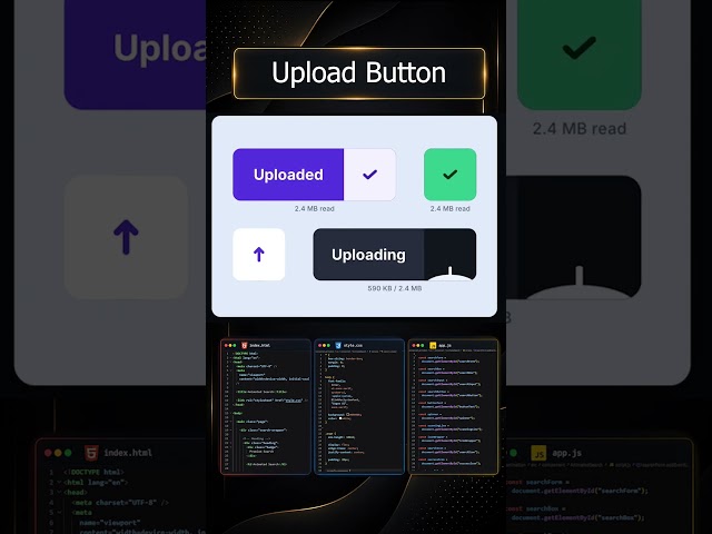 Upload button animation #webdevelopment #businesswebsite #uxdesign #webdesign #infiwebcraft